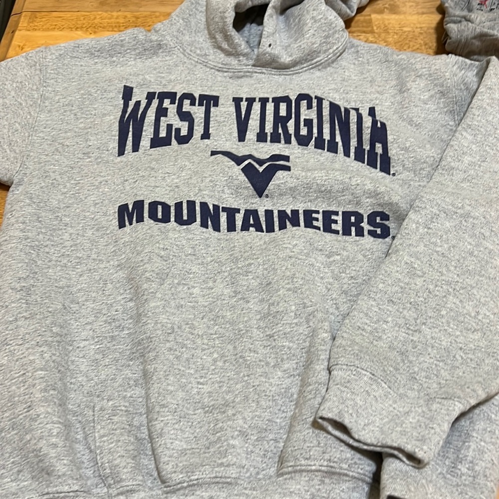 WVU SMALL MENS HOODIE